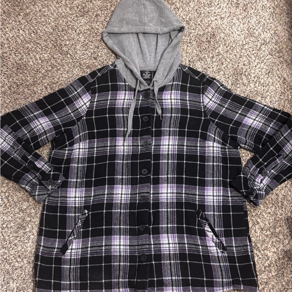 NWOT Torrid Jack Skellington Flannel Jacket.